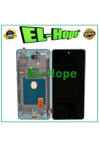 OLED LCD TOUCH DISPLAY + RAHMEN FÜR SAMSUNG GALAXY S20 FE SM G780F G781 GRÜN